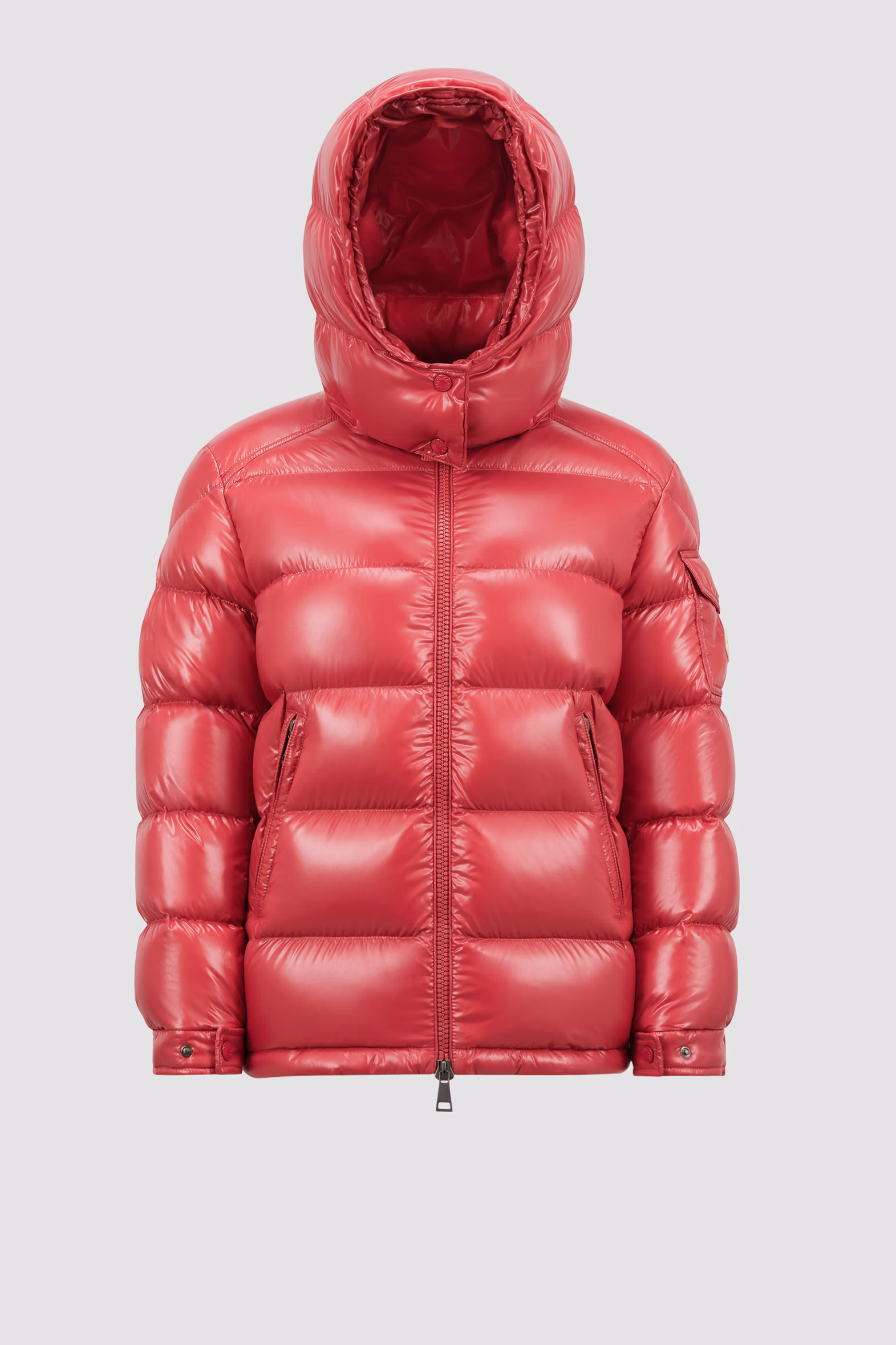 Plumífero corto con capucha Maire Mujer Rojo coral Moncler 2